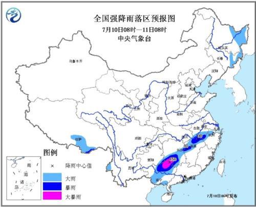 广西湖南等地有强降雨 华北西北有35℃以上高温