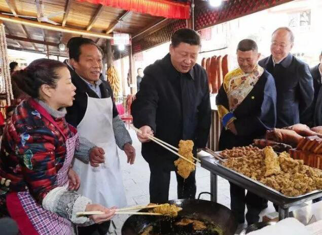 习总书记炸酥肉